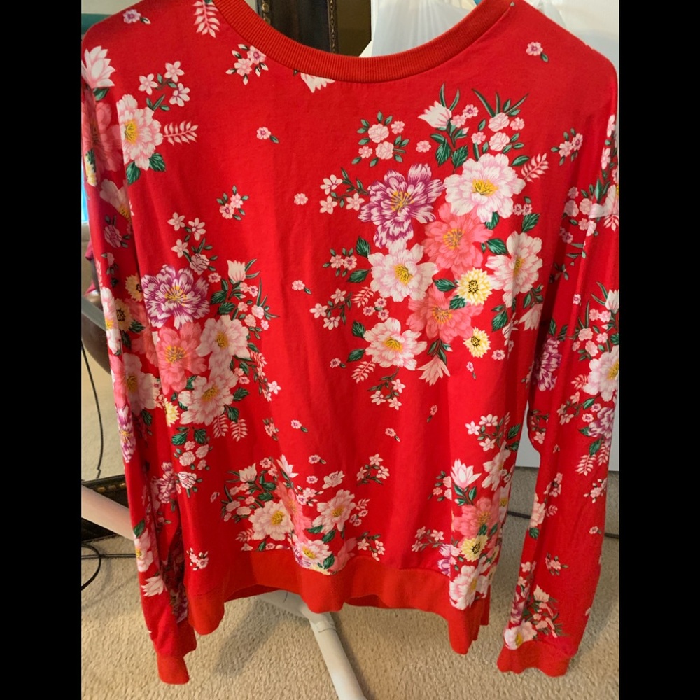 Two long sleeve print shirts